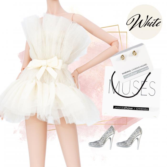 JAMIEshow - Muses - Enchanted - Mini Fashion Pack - White - Tenue